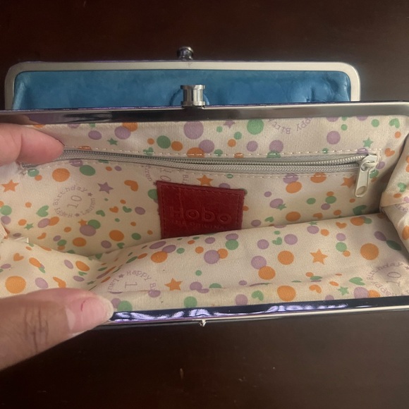 Hobo Light Blue Wallet - Picture 2 of 5